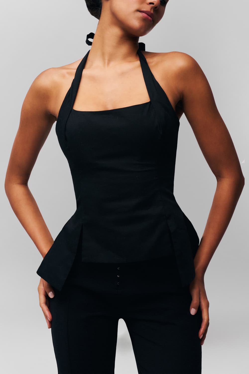 [S]귀조 25ss Carine 홀터넥/블랙 상품이미지2