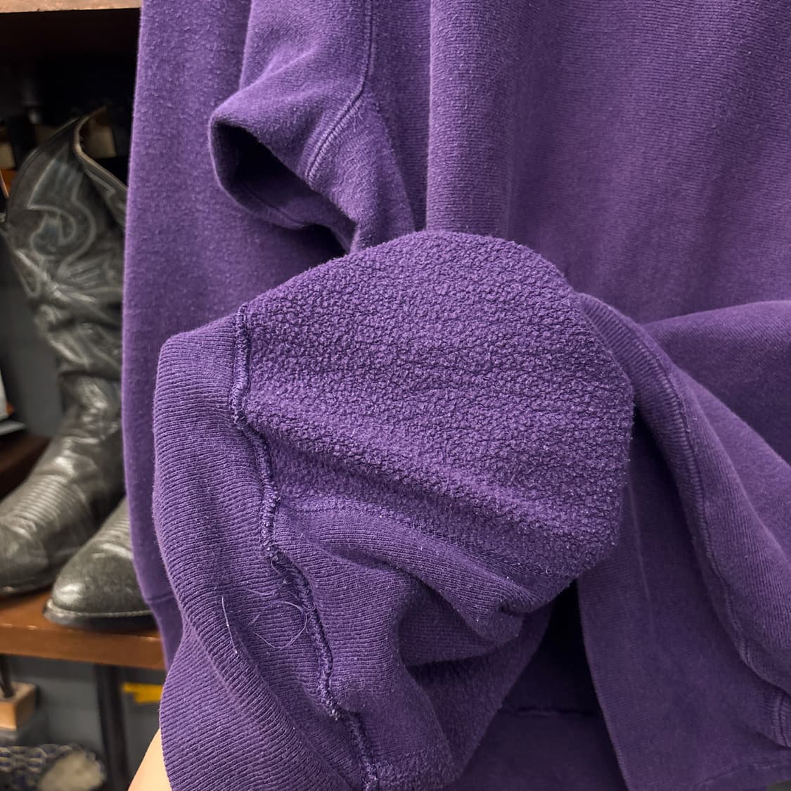 90s 챔피온 리버스위브 엠브로이드 로고 크루넥 스웻셔츠 N1222 상품이미지7