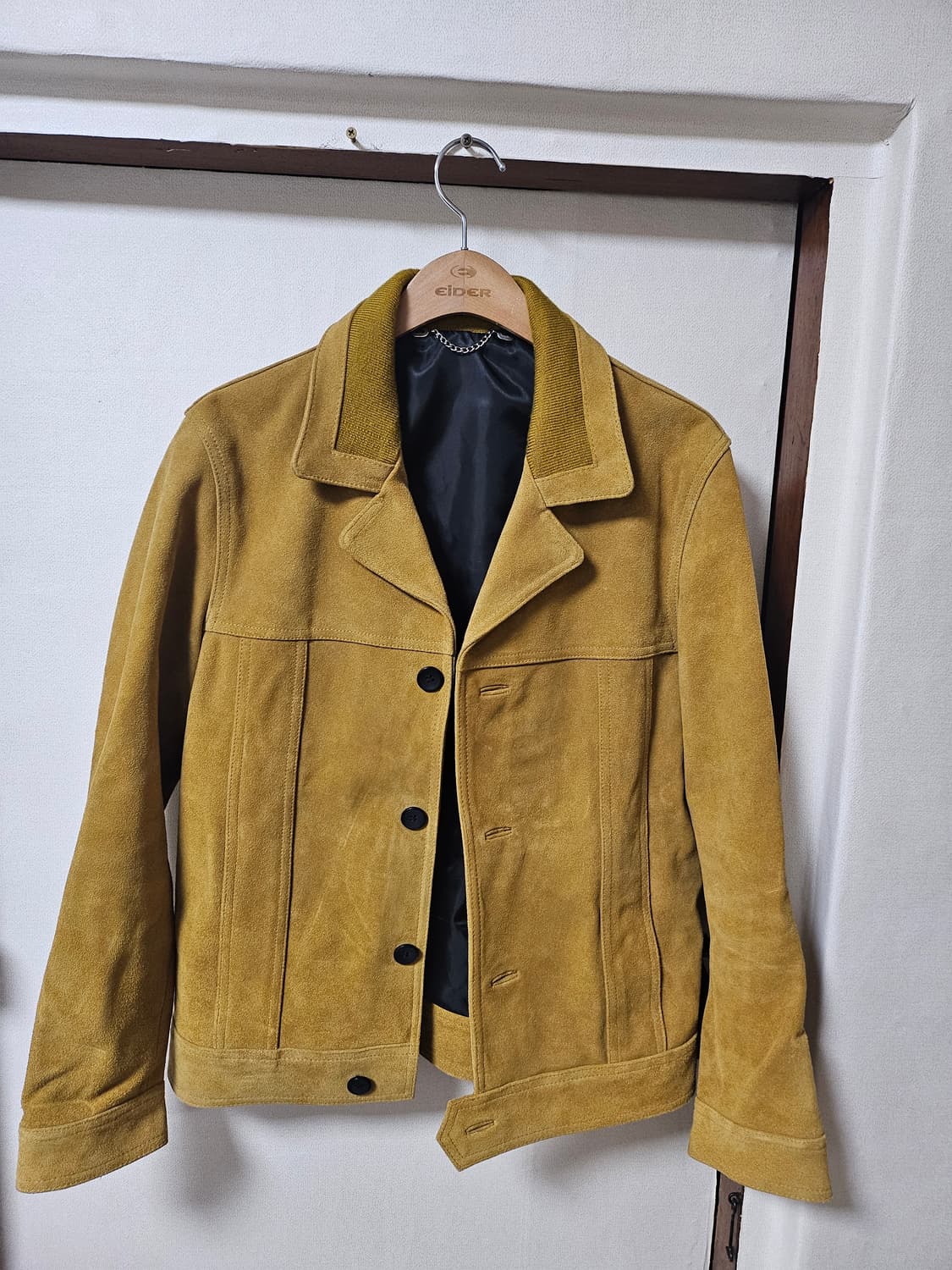 세인트로랑 st 카멜브라운 스웨이드자켓 95 상품이미지1