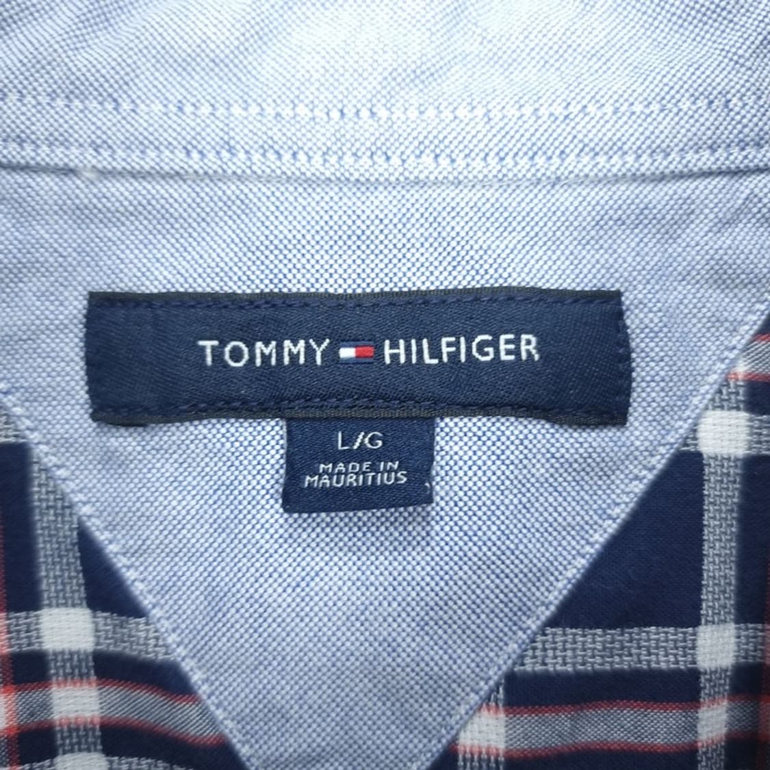 [타미힐피거] 빈티지 체크 반팔 셔츠 M20204 상품이미지7