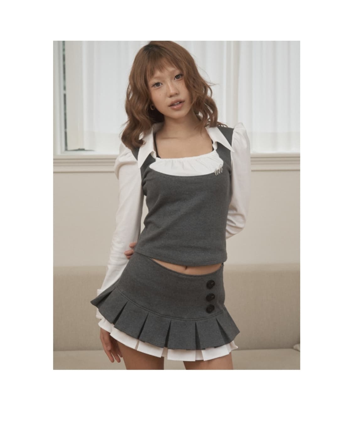 toh 티오에이치 돌리 스커트 dolly skirt 상품이미지2