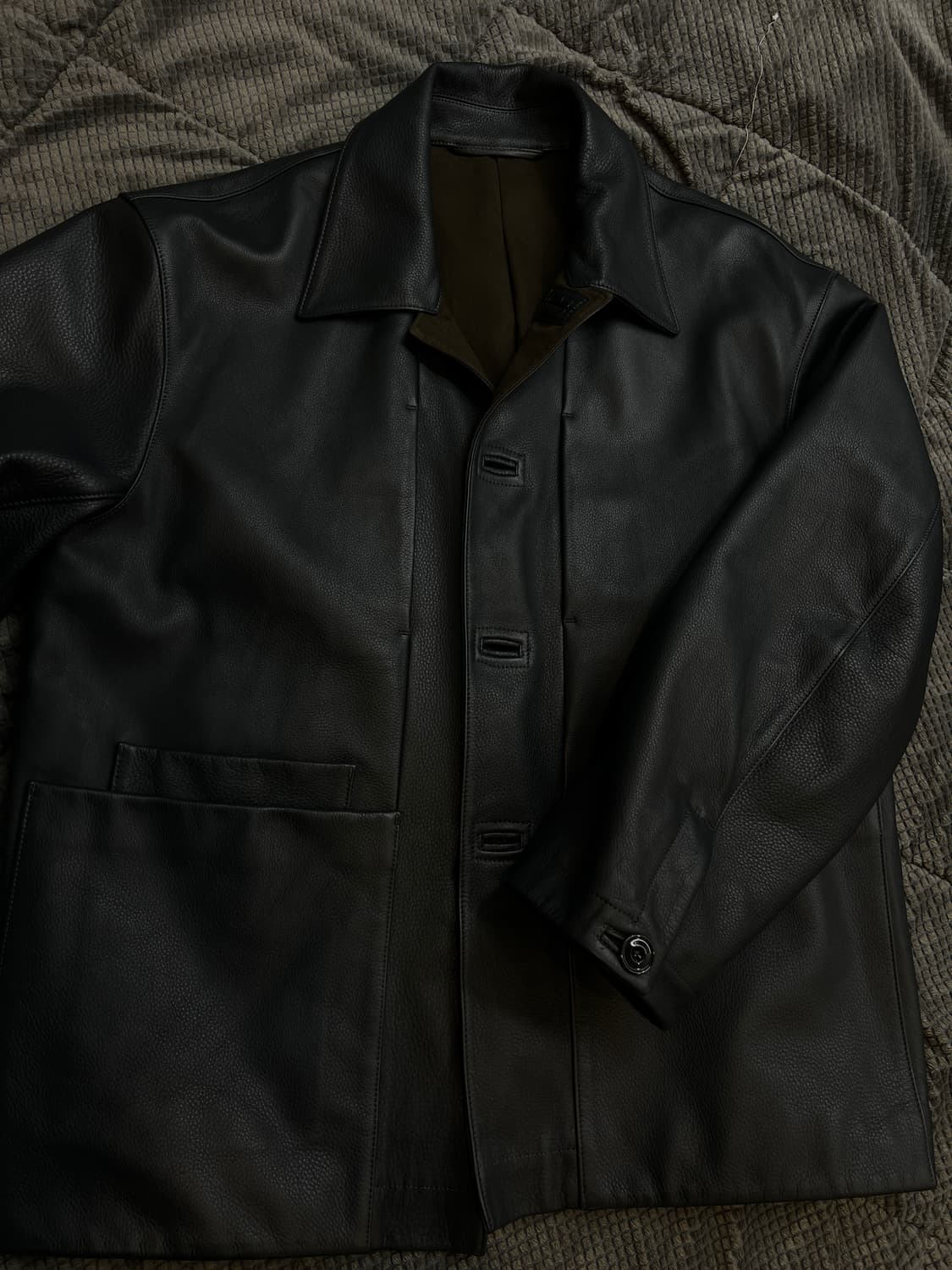 르메르/25fw 워크웨어 레더자켓/ L 상품이미지6