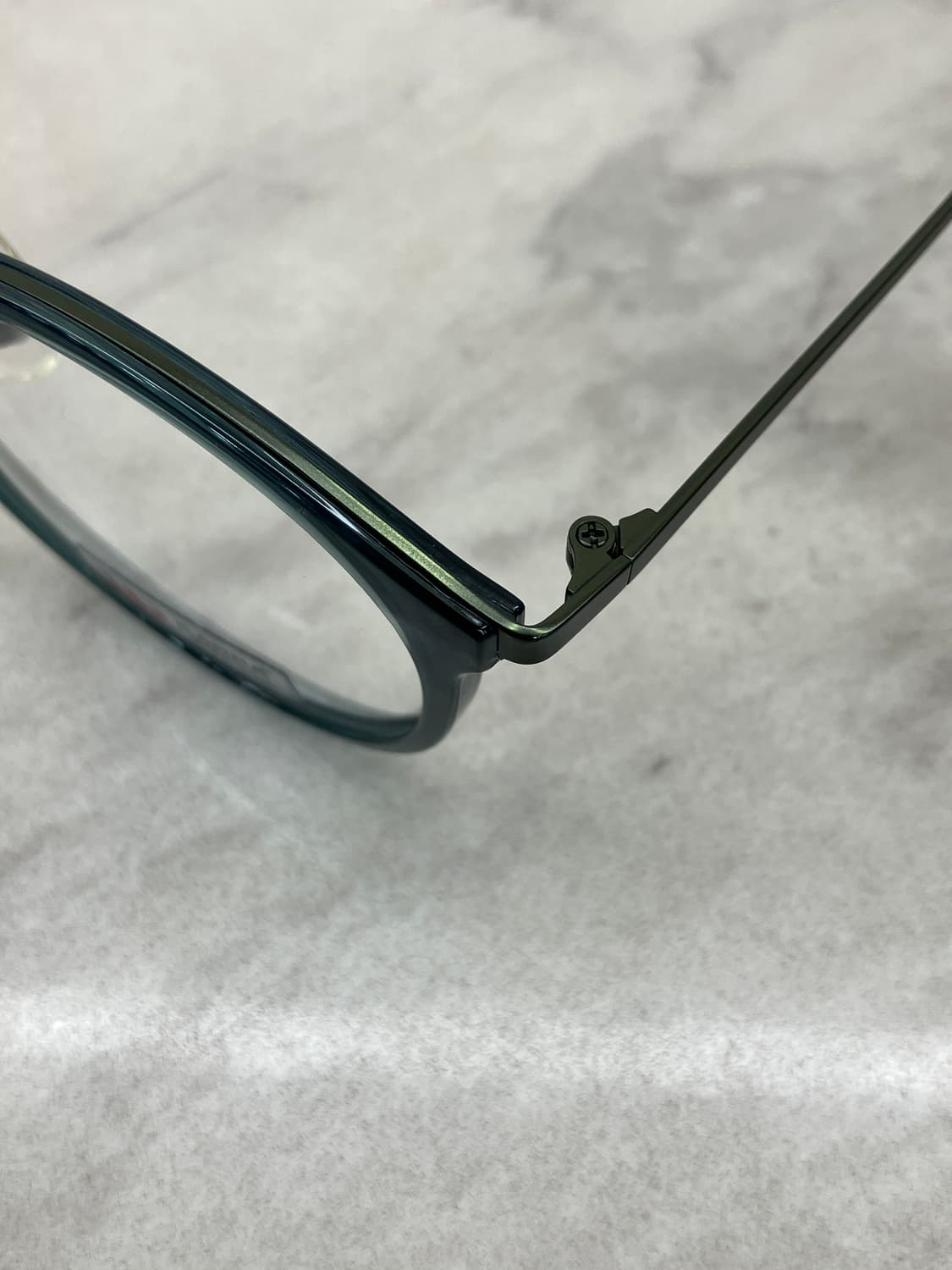 카라 KARRA 그레이 딥그린 솔텍스 메탈테 안경 상품이미지2