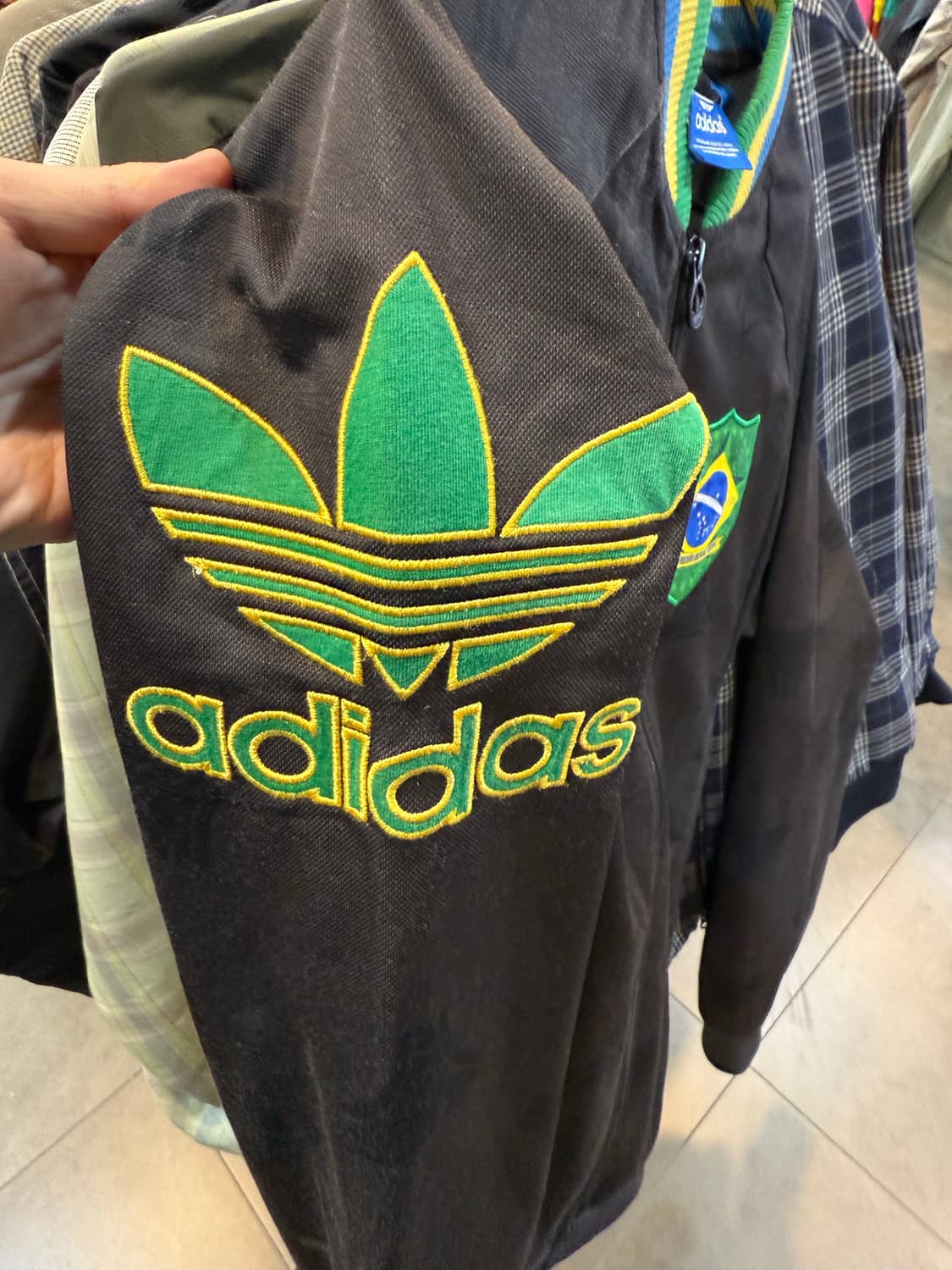 아디다스 파이어버드 브라질 트랙탑 져지 m 상품이미지4