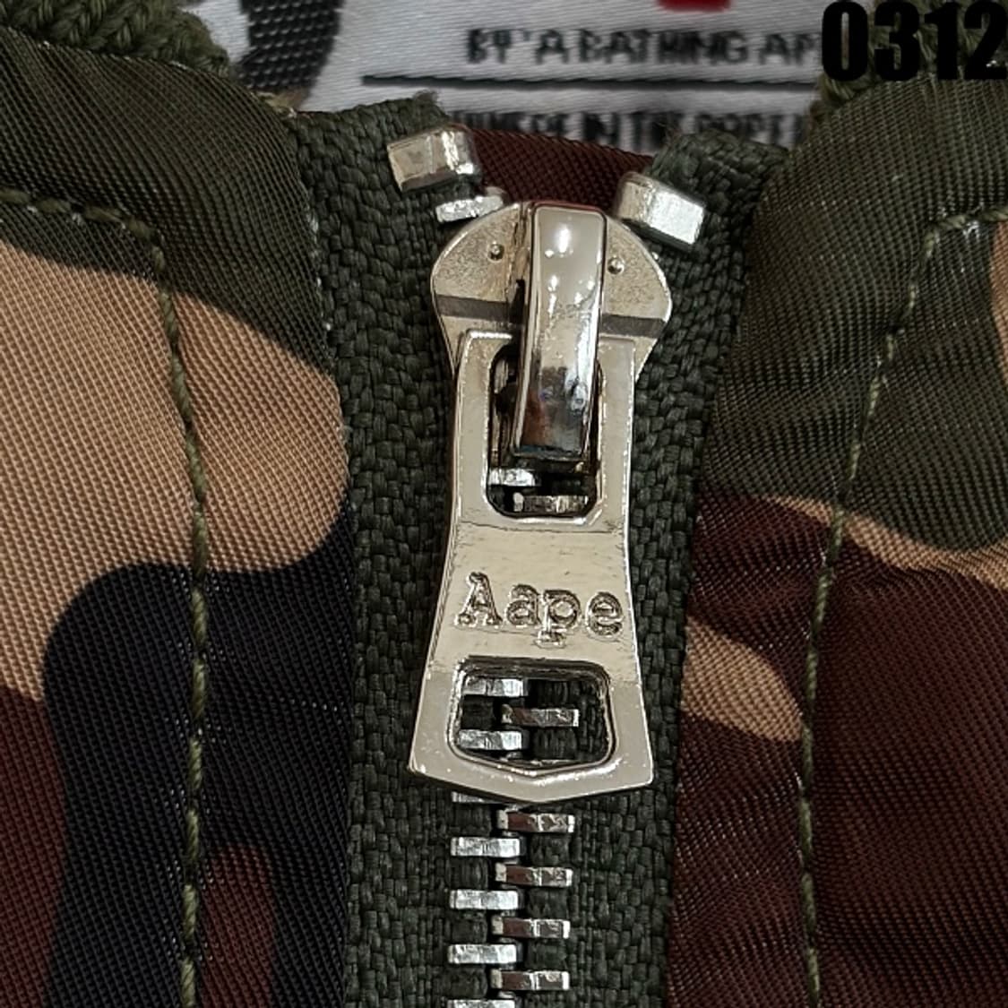 에이프 카모플라주 MA-1 스타일 자켓 XXL 0312 상품이미지4