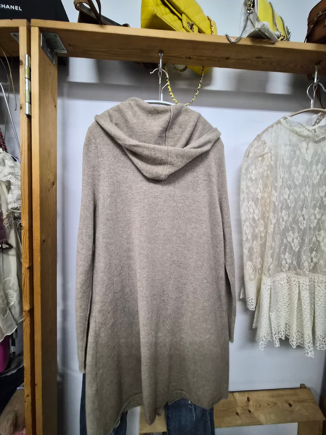 고비  캐시미어 후드롱 가디건 상품이미지6