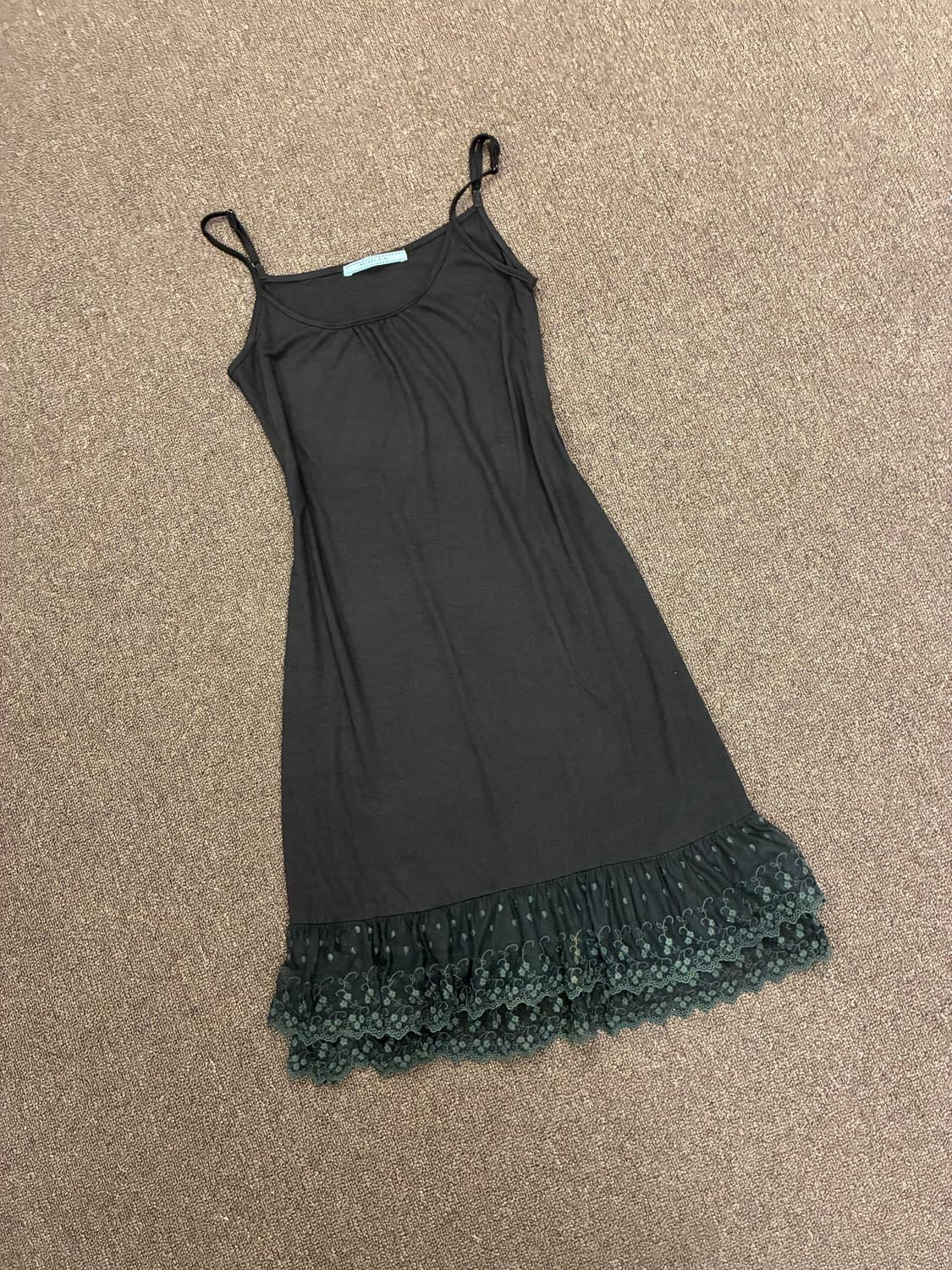 M)Japanese vintage 여성 레이스 디테일 나시 원피스 상품이미지1