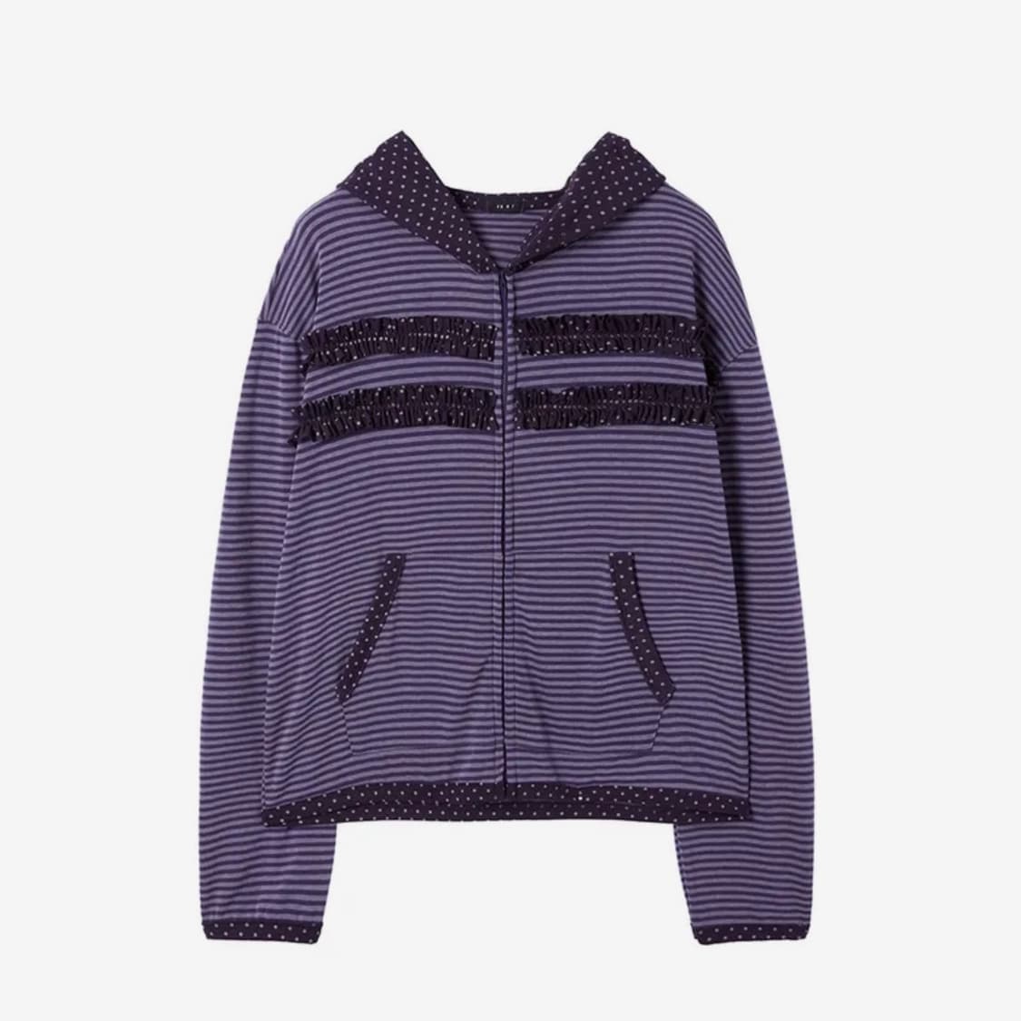 바니쉬먼트 보라 후드집업 상품이미지1