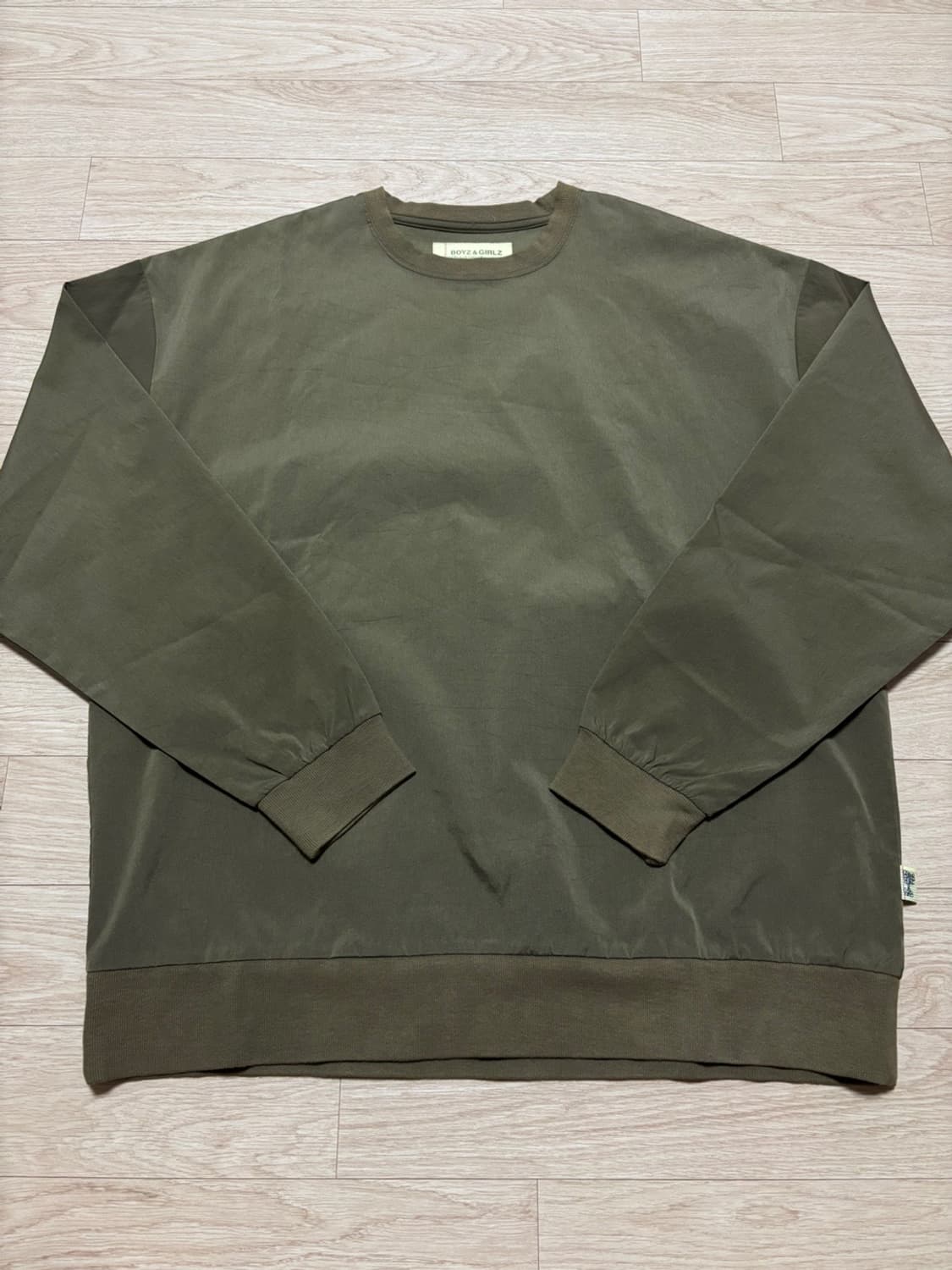 SSZ 17ss 샤카 크루넥 올리브 L 상품이미지1