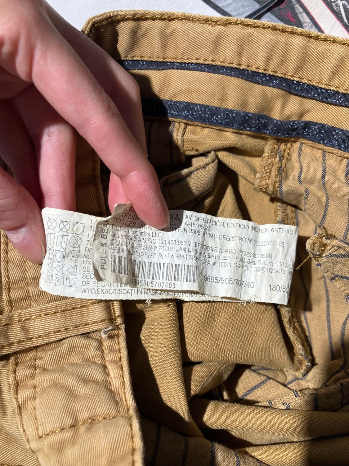 Pull&Bear 에스닉 패턴 치노 쇼츠 팬츠 32 상품이미지7