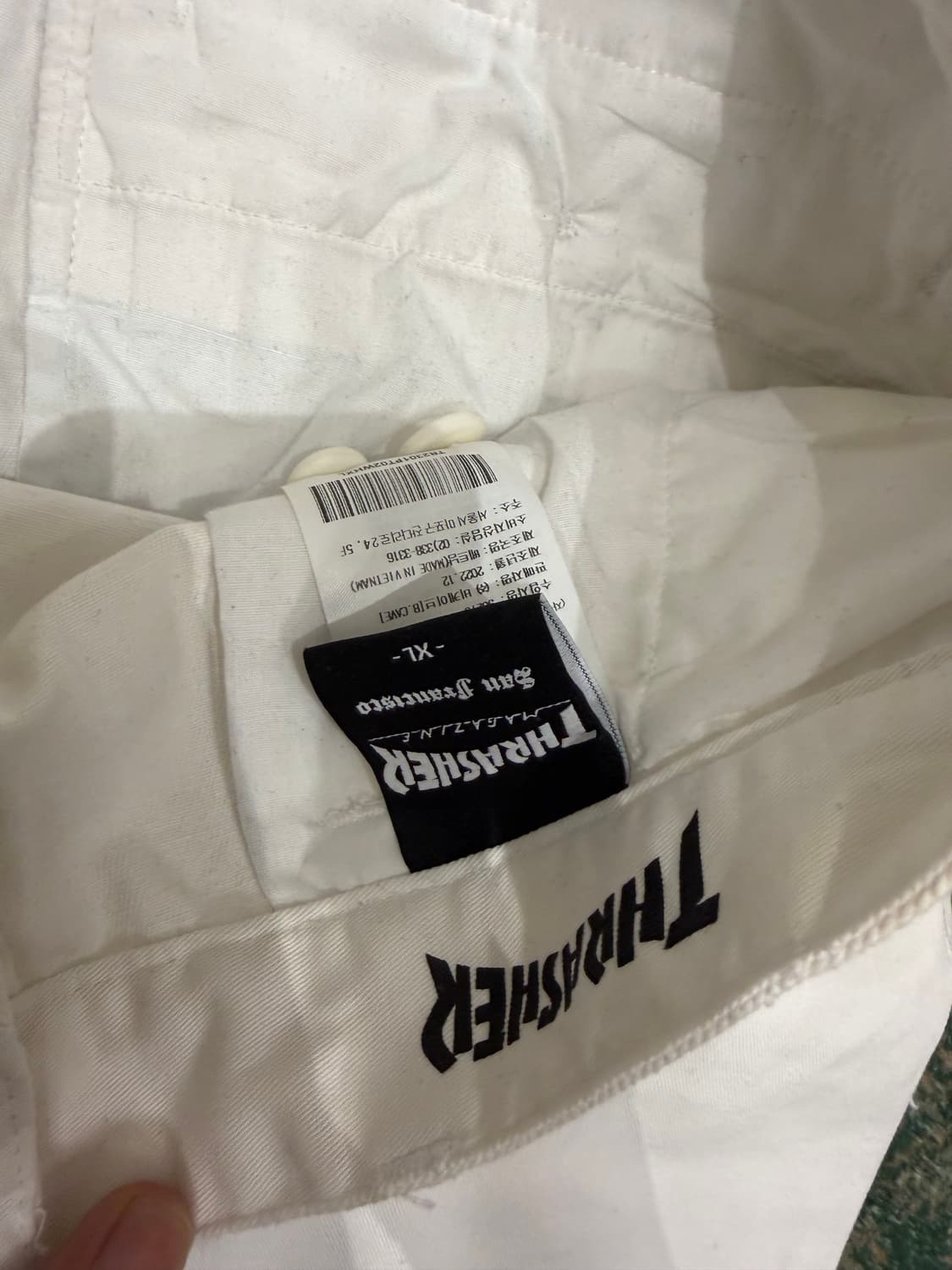 트레셔 화이트 치노팬츠 상품이미지2