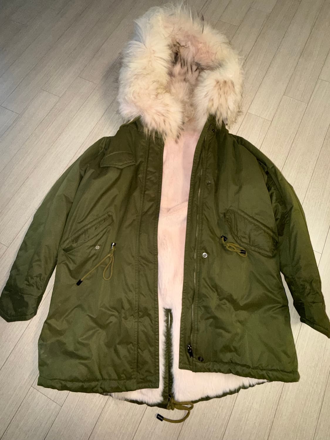 베네통 퍼 상품이미지1