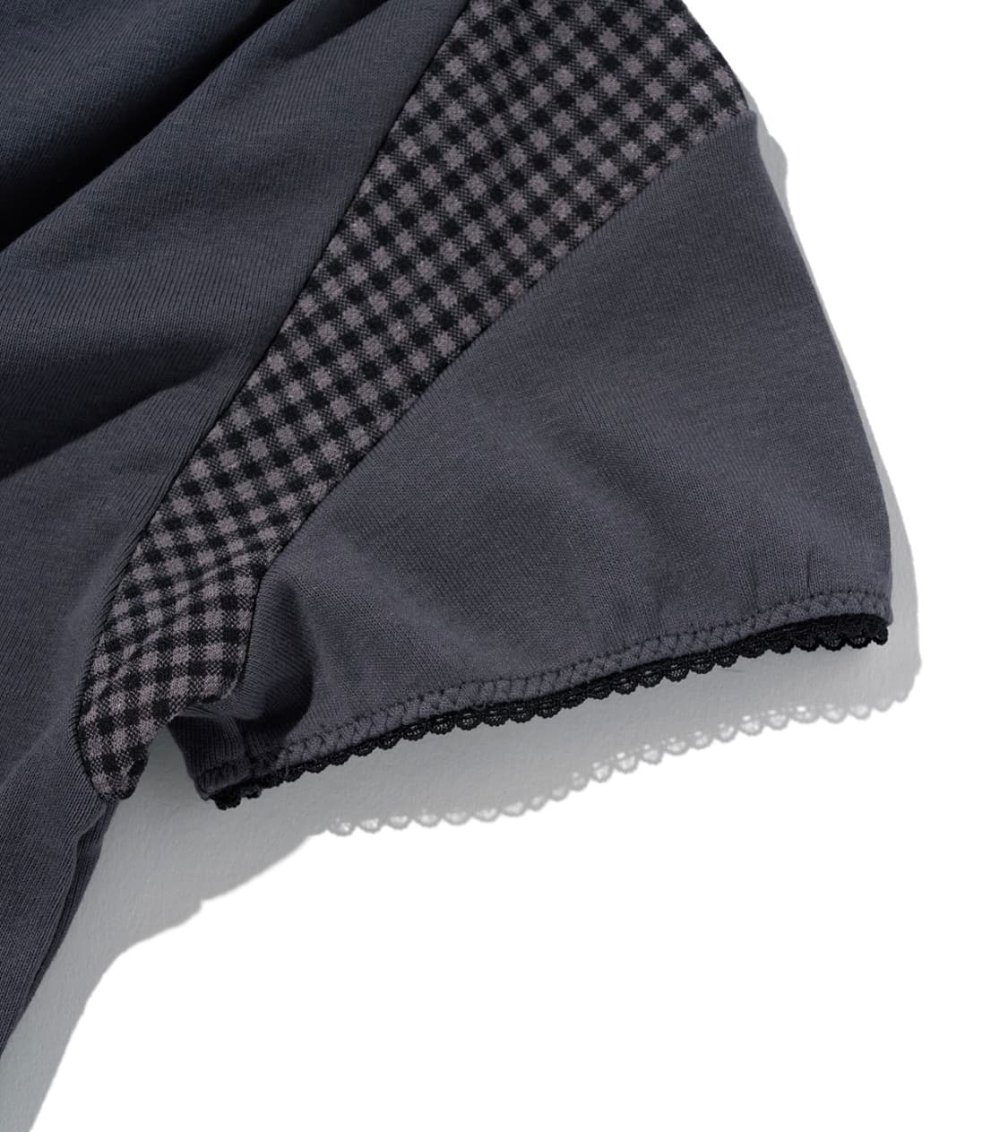 미스치프 COWL CHECK BLOCK TOP(S사이즈) 상품이미지5