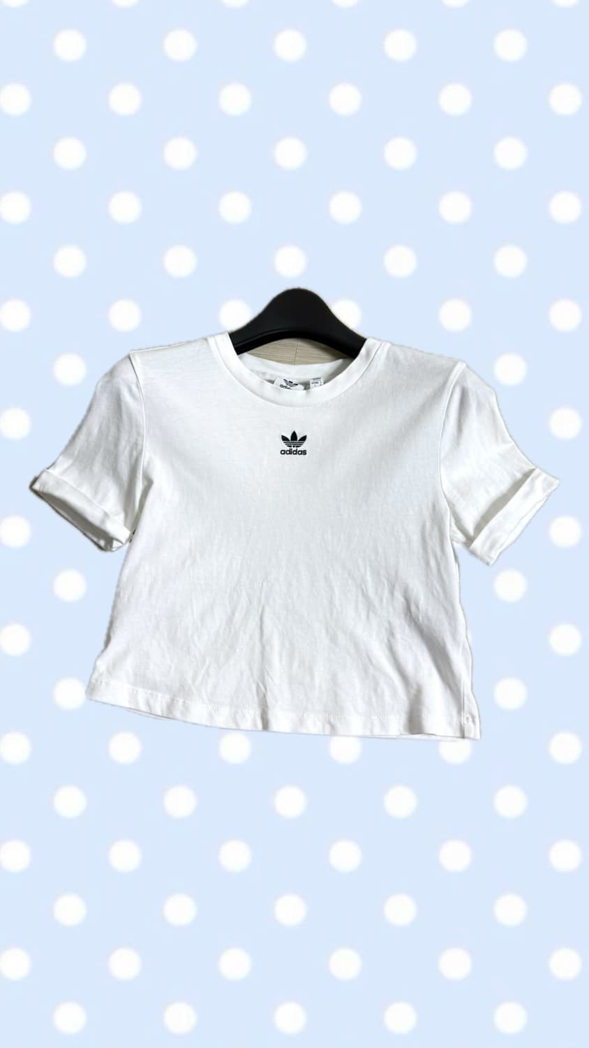 아디다스 오리지날 크롭 반팔티 상품이미지1
