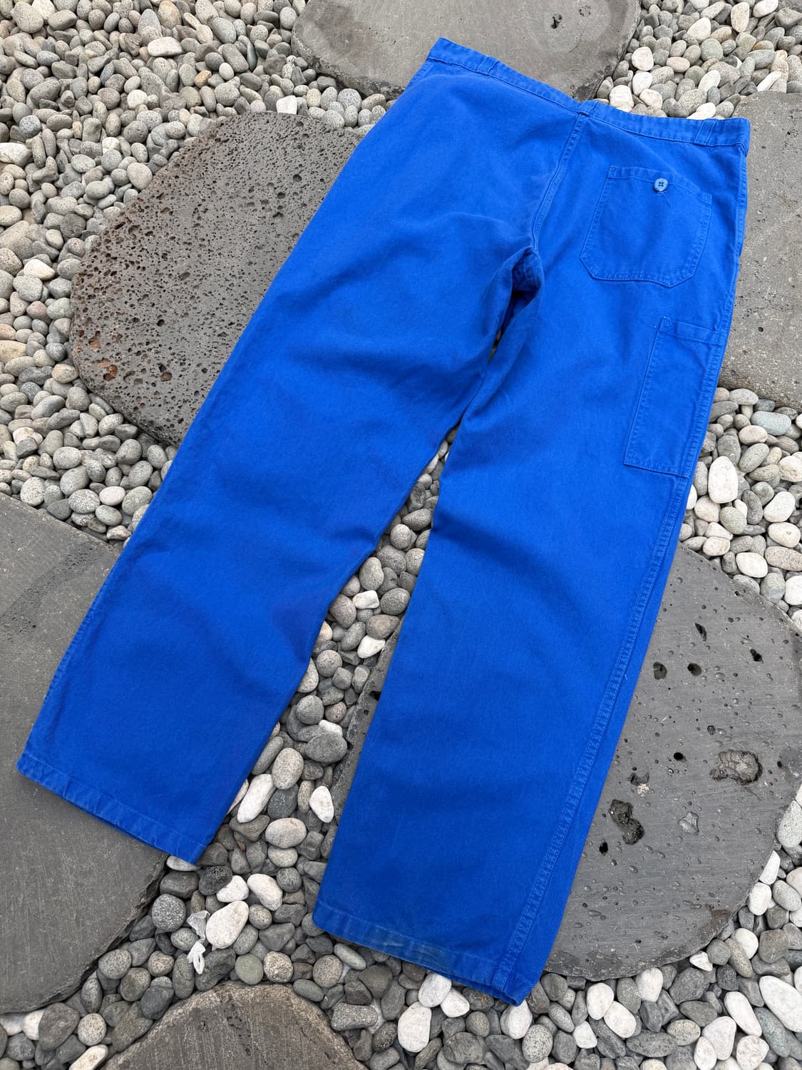 OLD VINTAGE WASHED BLUE FRENCH 프렌치워크팬츠 상품이미지8