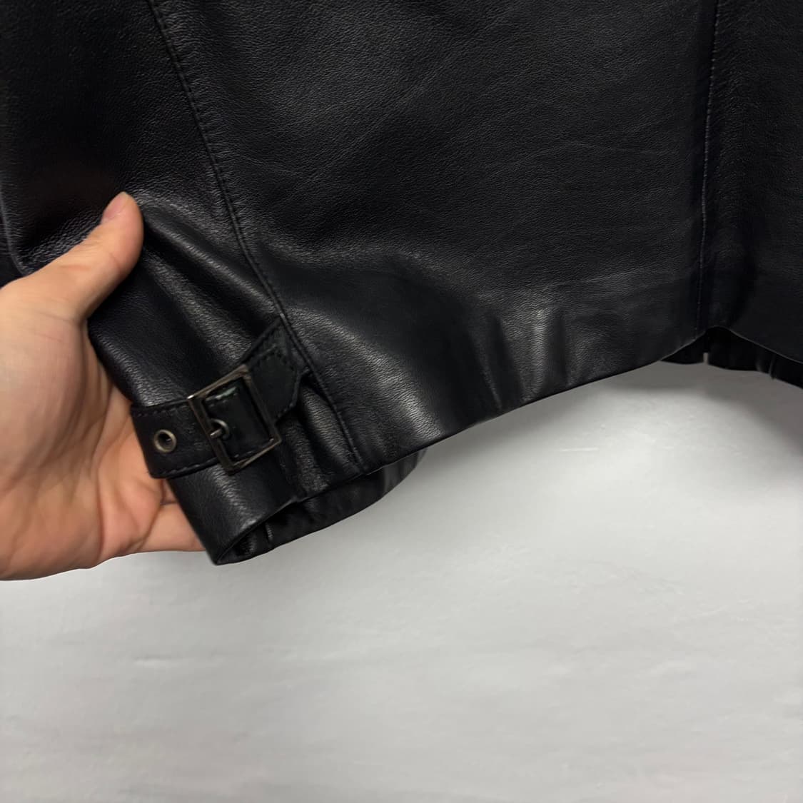 [양가죽] 빈티지 레더 자켓 34 상품이미지5