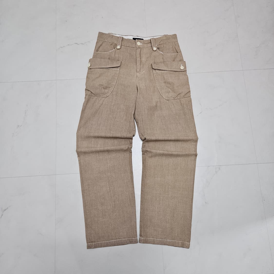 일본빈티지 Rageblue 카고포켓 치노팬츠 베이지 30 상품이미지1