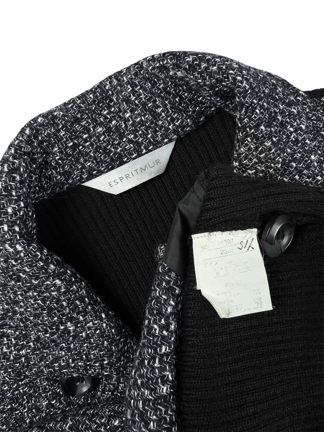 espritmur 버튼 트위드 니트 자켓 상품이미지6