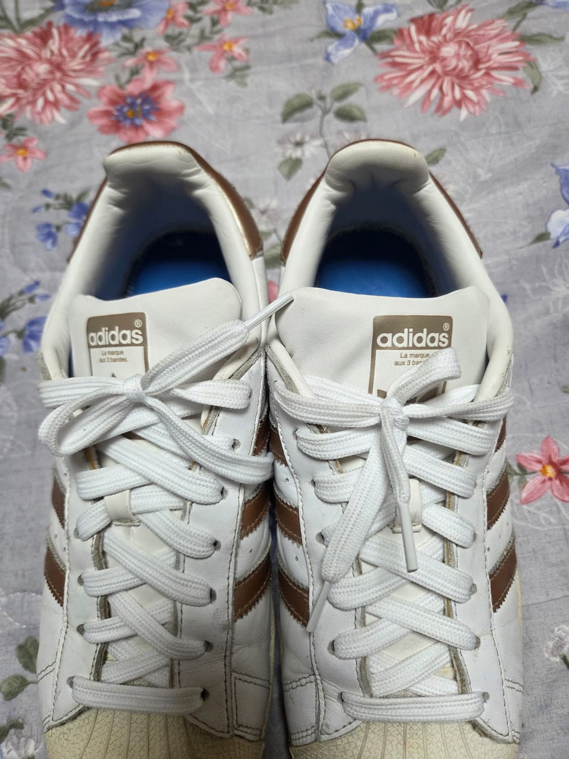 아디다스 슈퍼스타 올가죽 스니키즈 265mm 상품이미지2