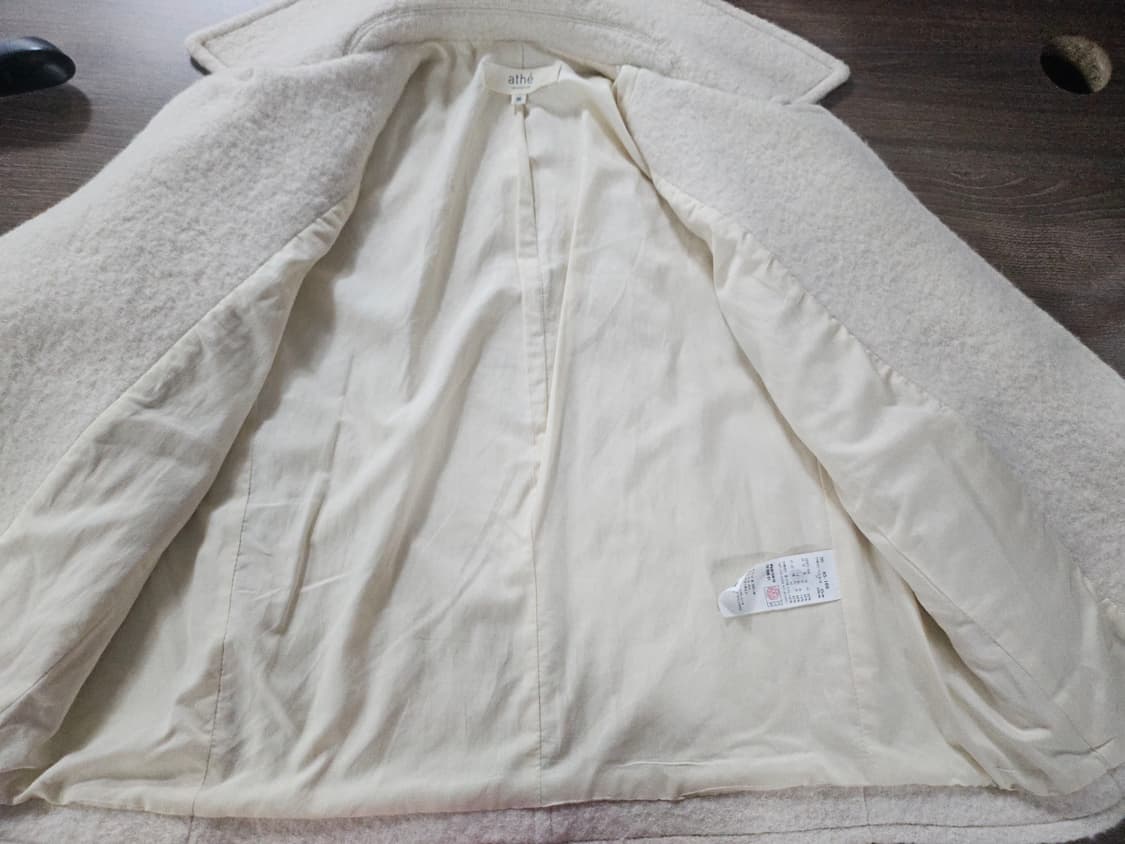 아떼 바네사브루르노 떡볶이 코트 아이보리 36 상품이미지7