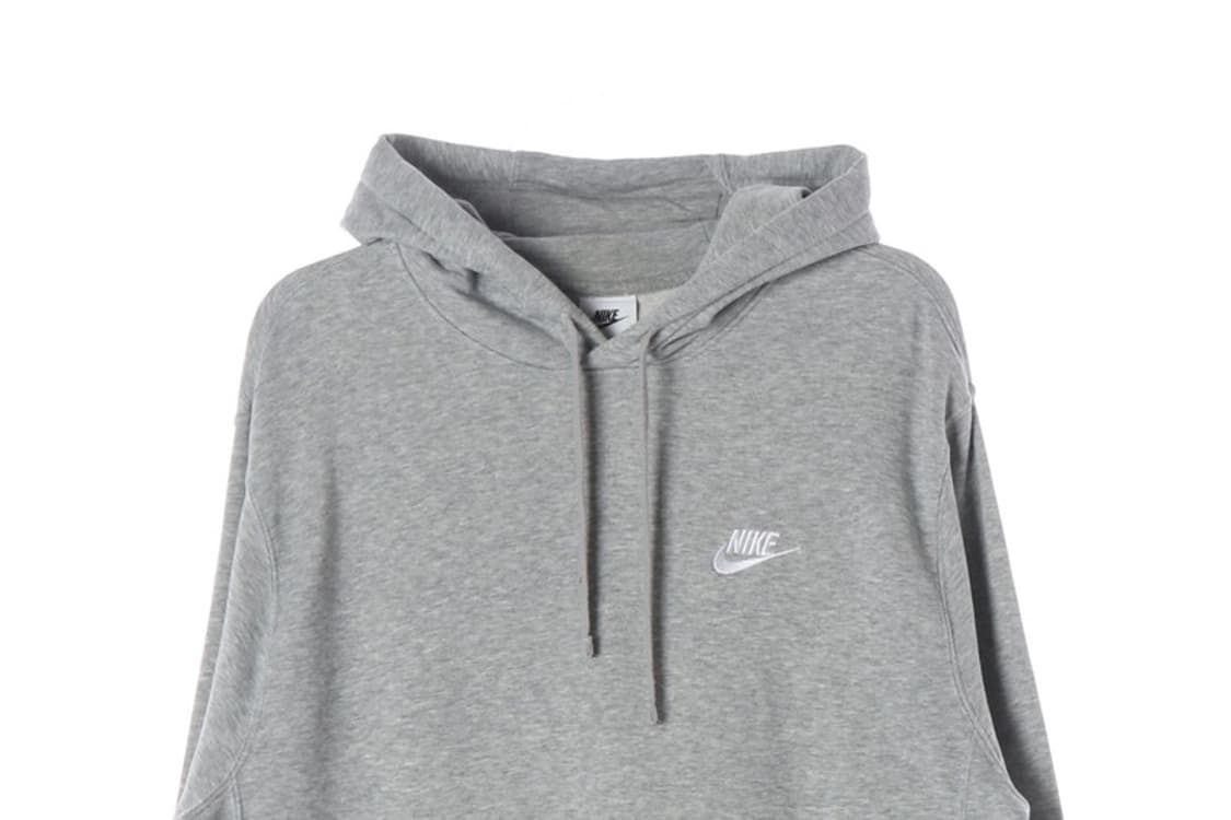 나이키 NSW 클럽 플리스 자수 로고 후드티 그레이 L 상품이미지3