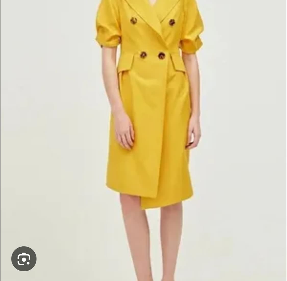 한섬 타임 더블버튼 반팔 원피스 82-94-160사이즈 상품이미지1