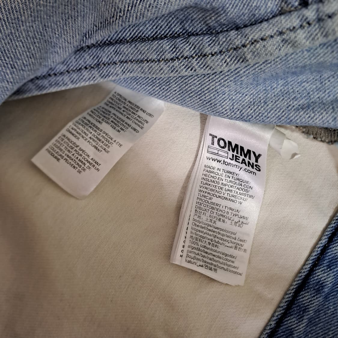 (택포) 타미진 오버사이즈 트러커 빅로고 자켓 B213 상품이미지7