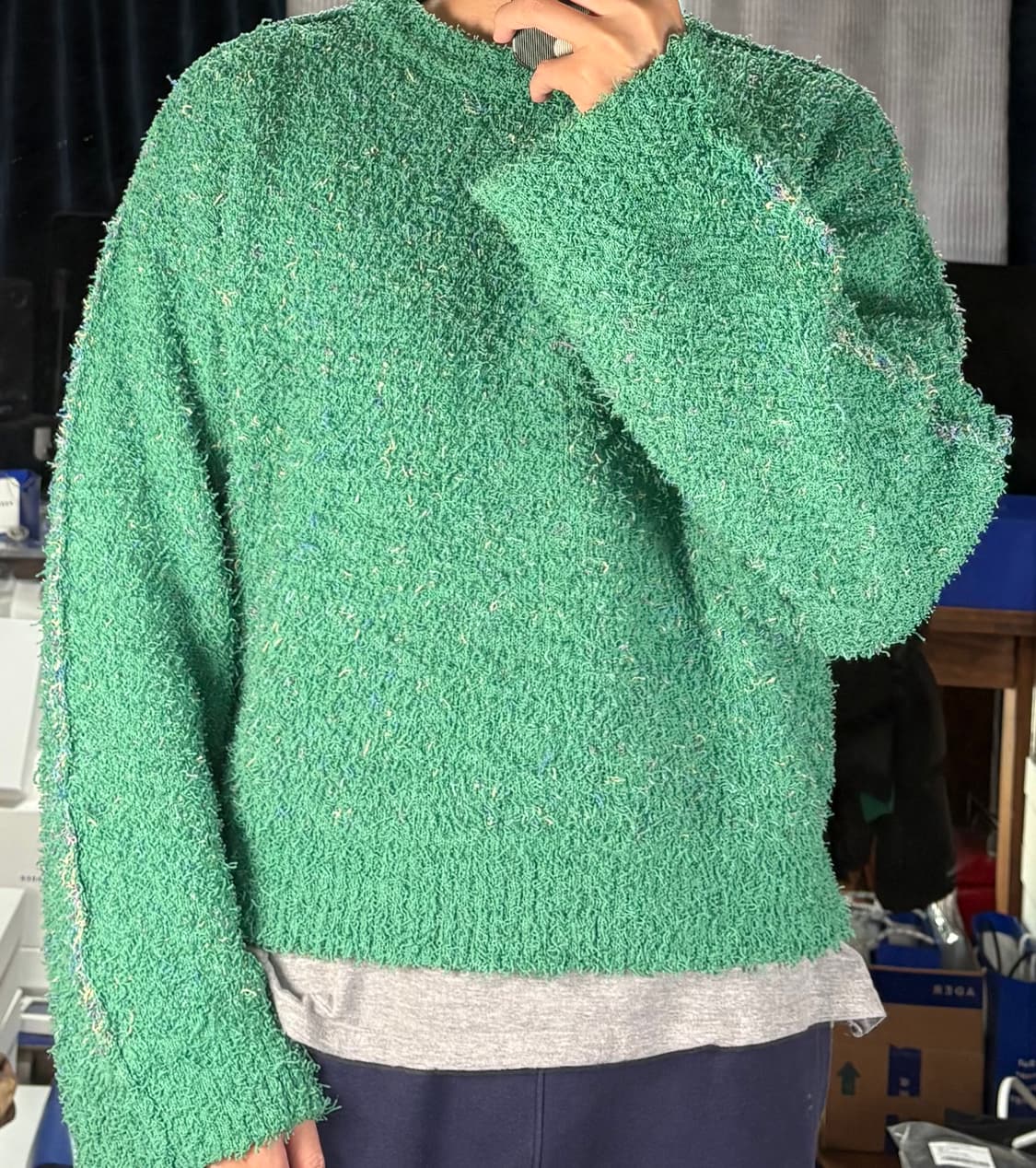 앤더슨벨 머데이라 니트 XL 상품이미지7