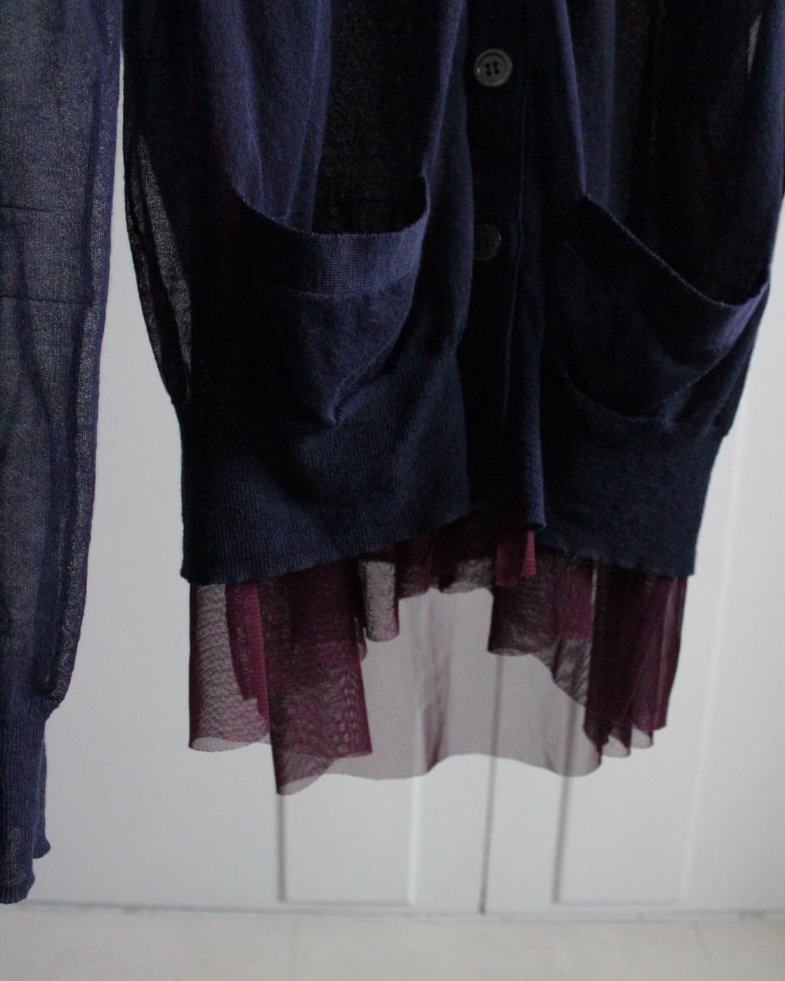 Sacai see-through cardigan 상품이미지8