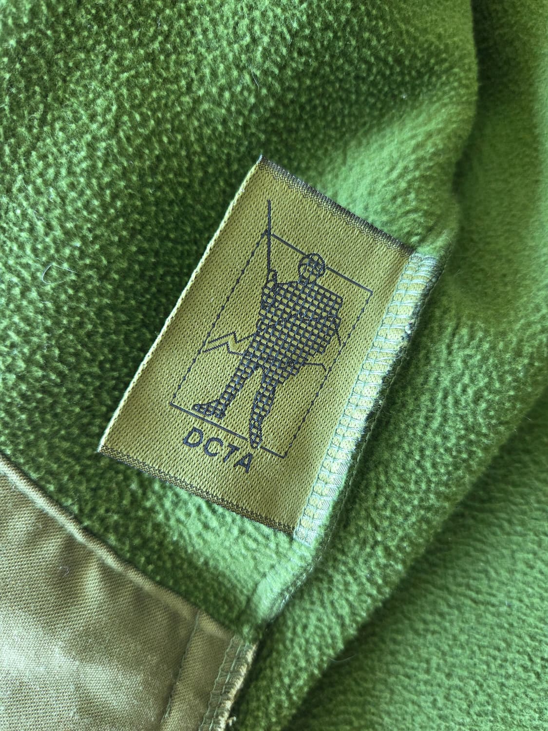 영국군 올드빈티지 DCTA  밀리터리 올리브 카키 플리스 후리스 짚업 상품이미지5