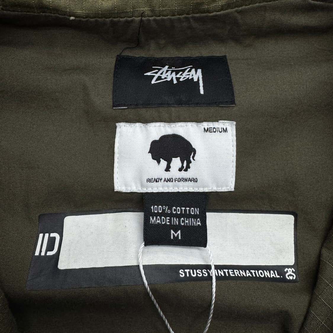 스투시 X 버팔로솔져스 인터네셔널 밀리터리 페이딩 풀오버 테크니컬 자켓 상품이미지10