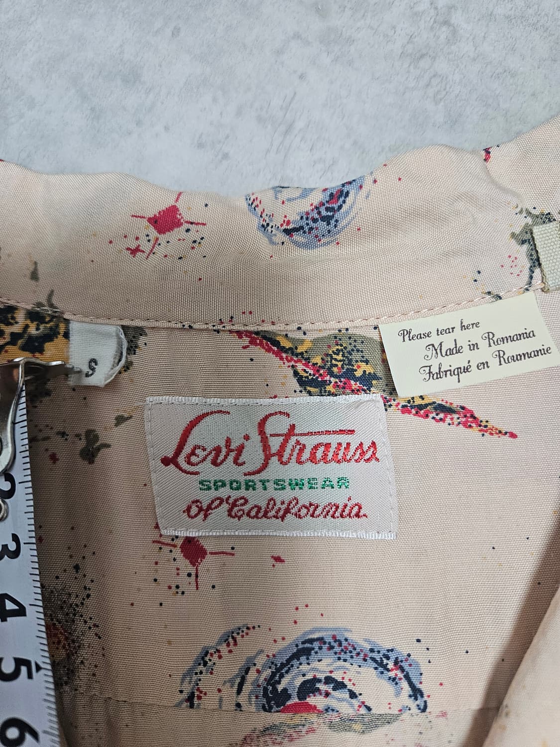 리바이스 LVC 18ss 우주 패턴 셔츠 S 상품이미지4