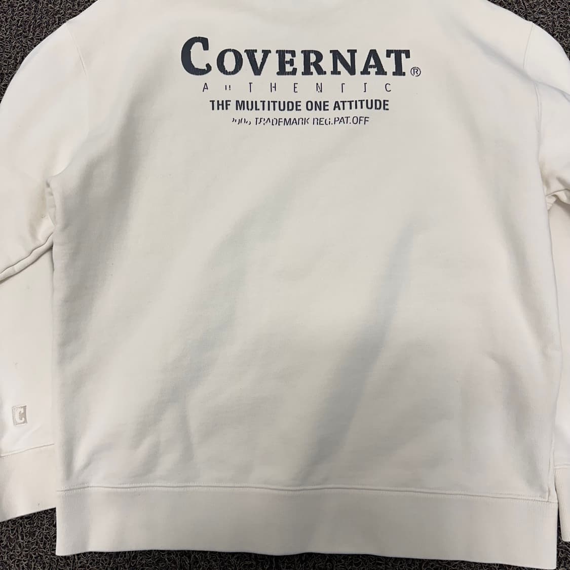 커버낫 맨투맨 아이보리 M 상품이미지7