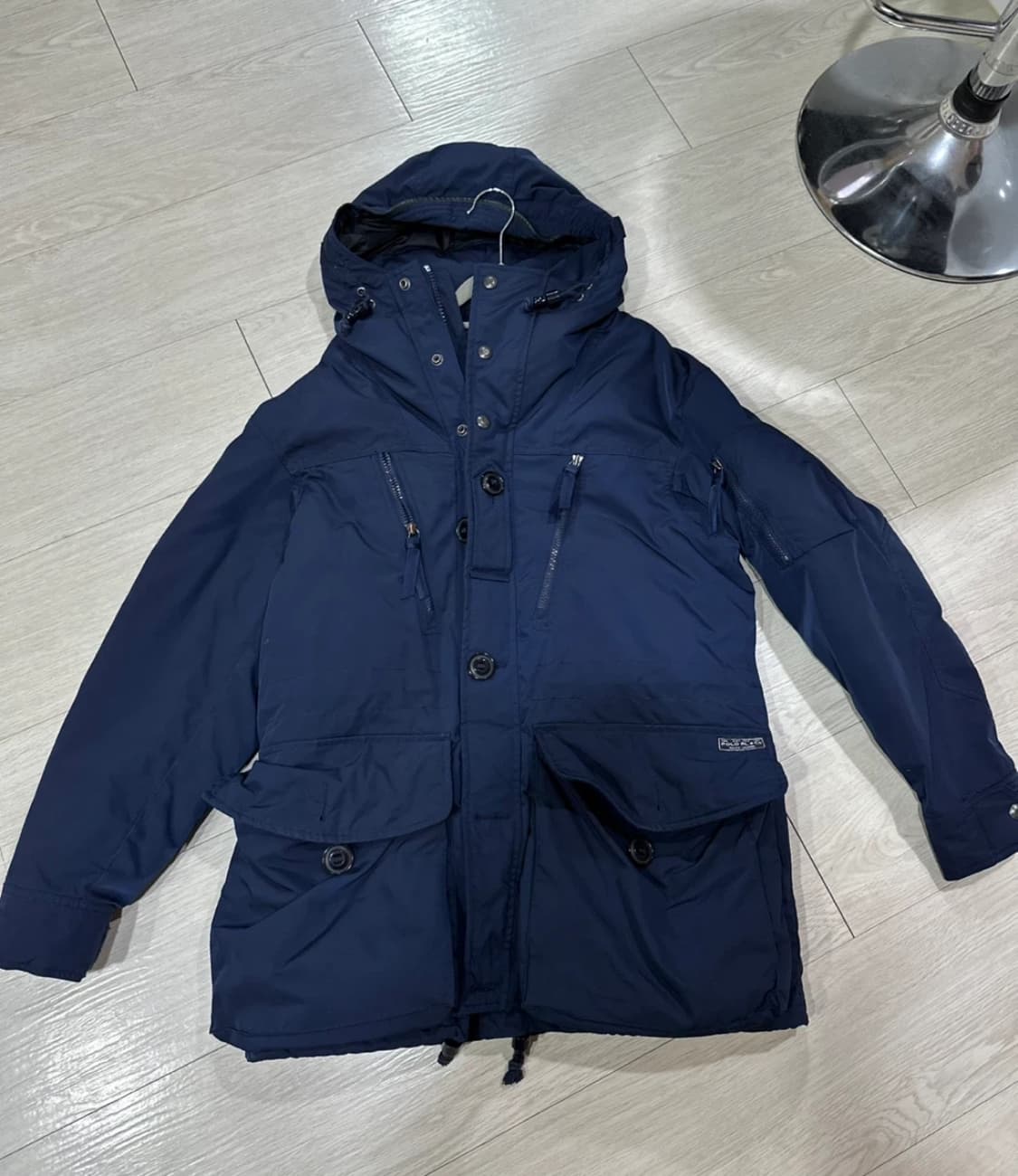 💗폴로 랄프로렌 네이비 후드 오리털 코트 상품이미지1