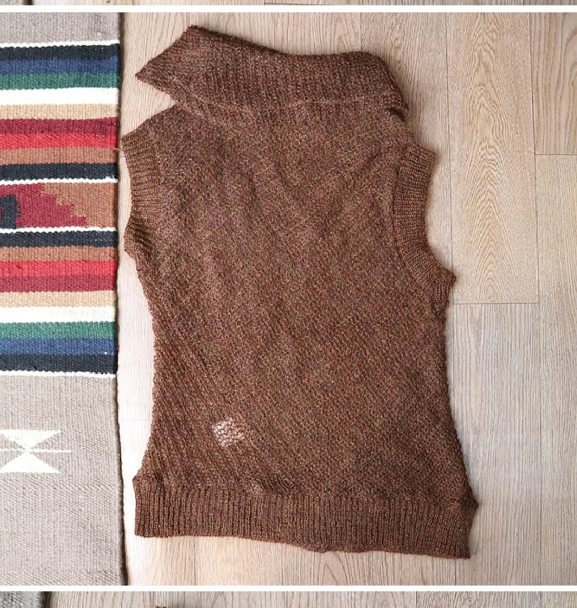 일본판 Plantation 이세이미야케 산하 브랜드 모헤어 시스루
니트 상품이미지4