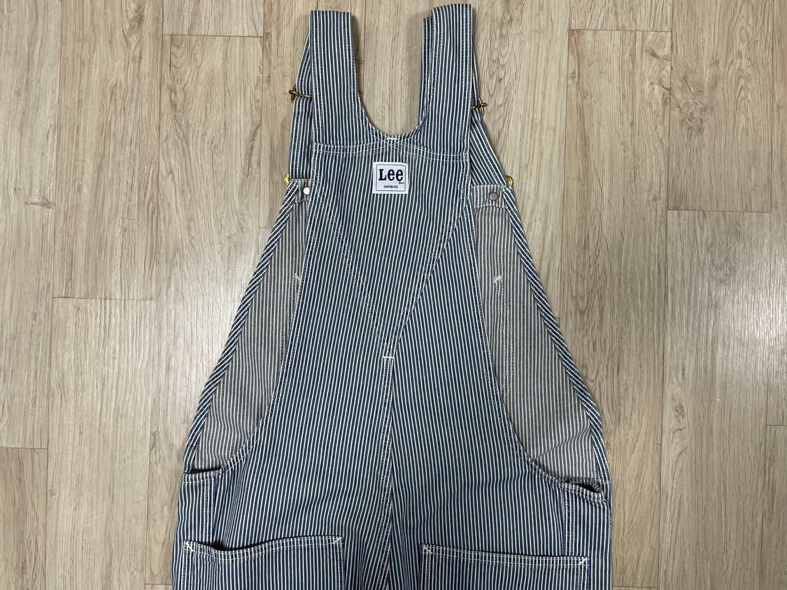 32) 70's 복각 Lee 재팬 히코리 데님 오버롤 상품이미지7