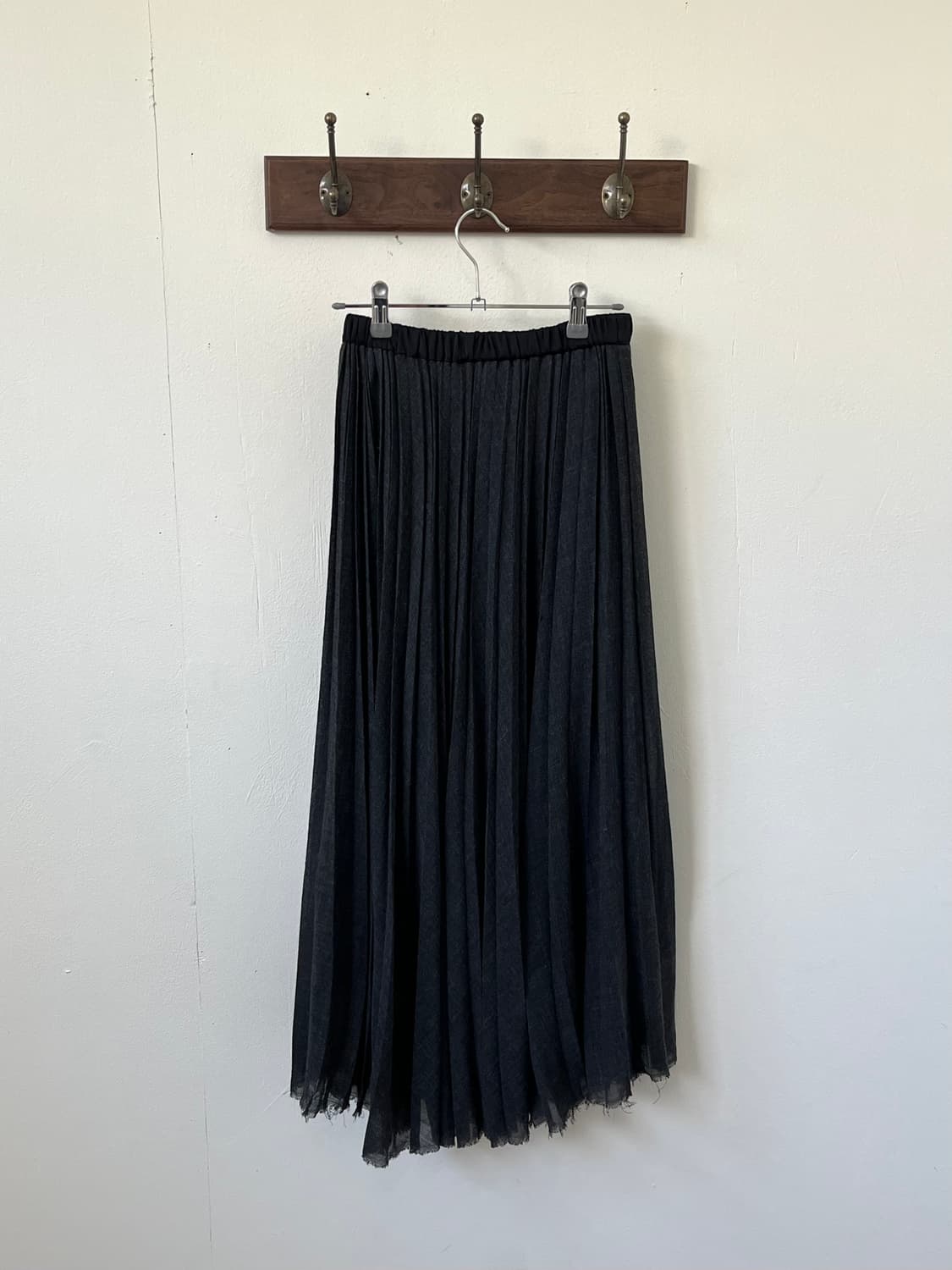 BRAHMIN 차콜 롱 스커트 상품이미지3