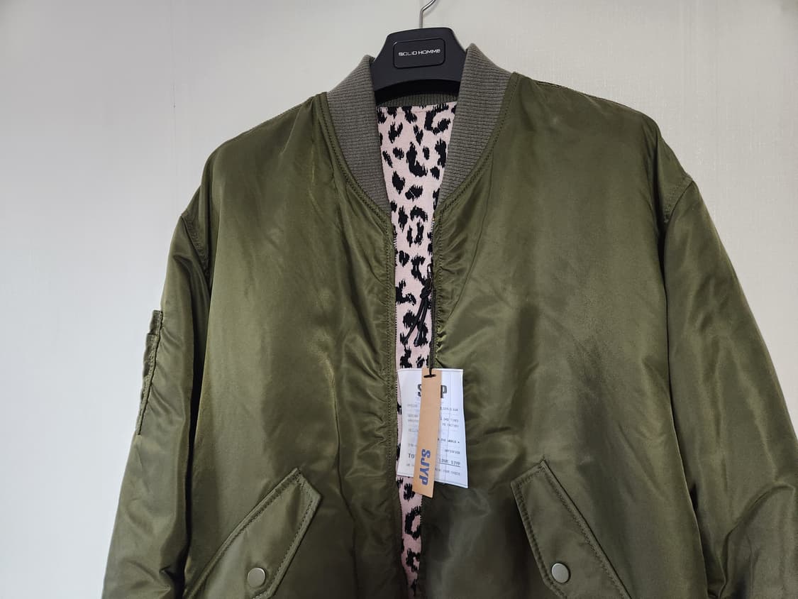 (새상품) SJYP 요니피 한섬 카키 블루종 마원 자켓 S 상품이미지2