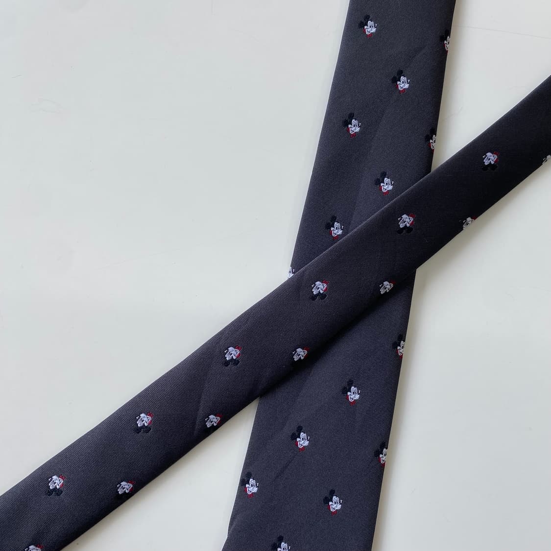디즈니 캐릭터미키마우스 실크 넥타이 상품이미지4