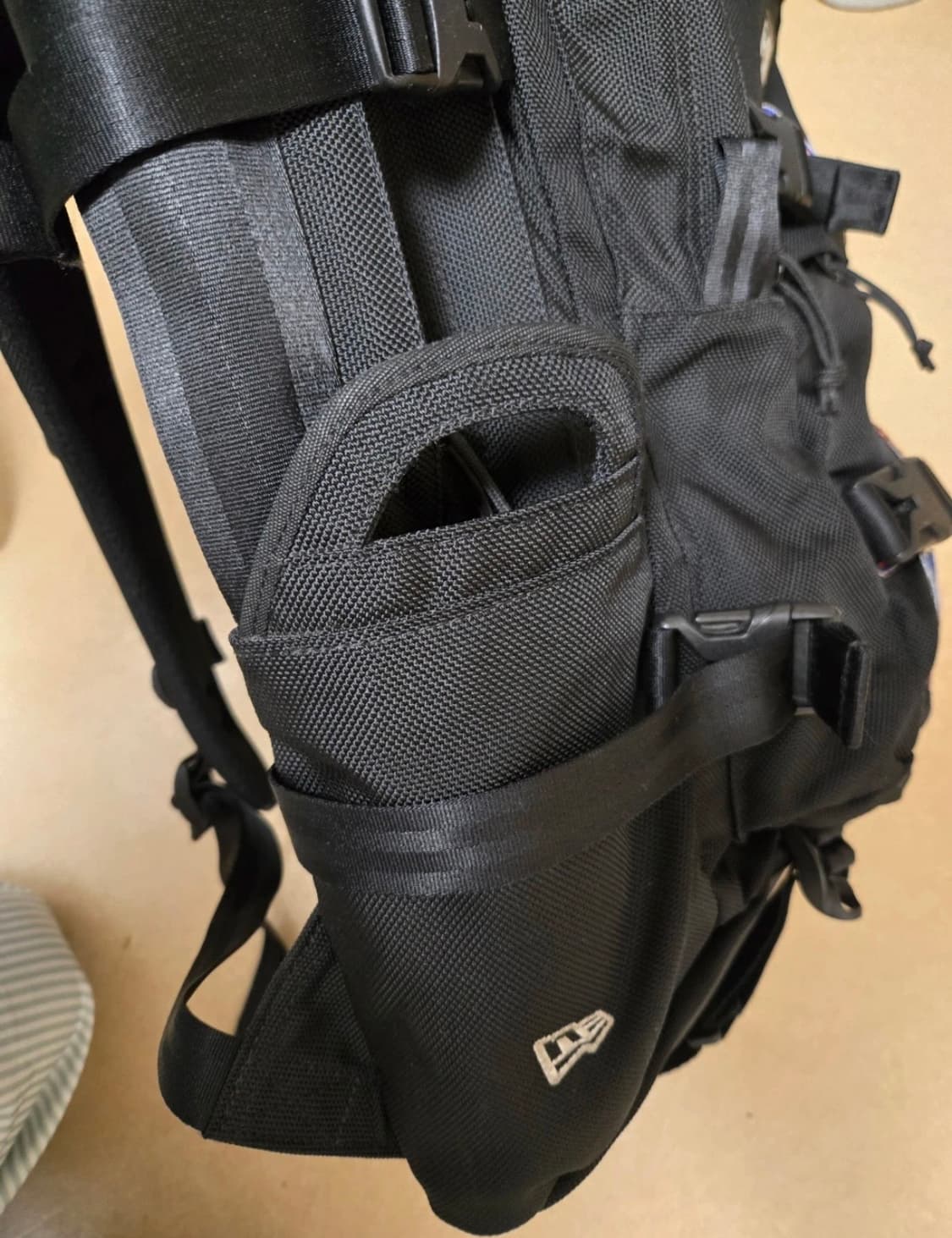 MLB 올오버 캐리어 백팩 블랙 상품이미지5