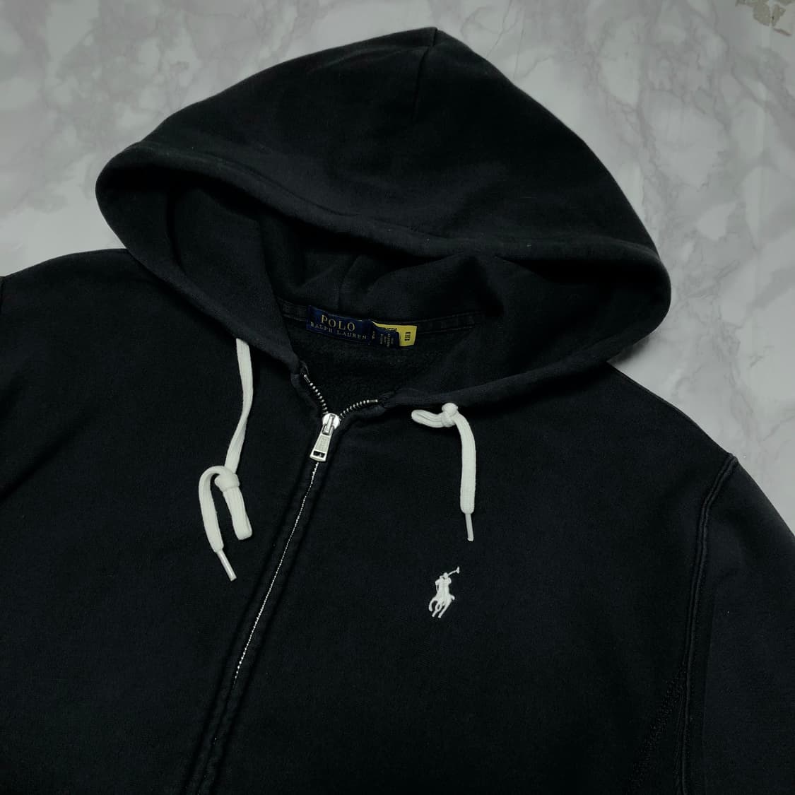 폴로 랄프로렌 후드집업 자켓 블랙 상품이미지3