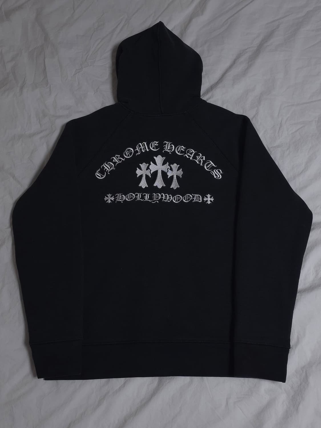 [M] 크롬하츠 세메터리 할리우드 후드집업 초판 블랙 상품이미지3