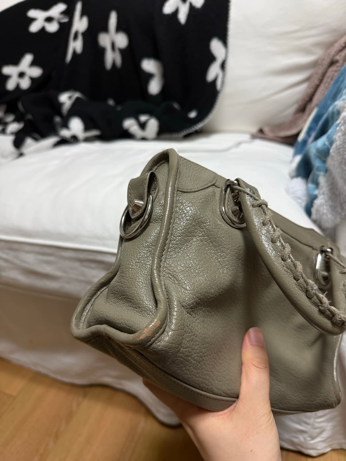 발렌시아가 모터백 시티백 미니 정품 상품이미지7