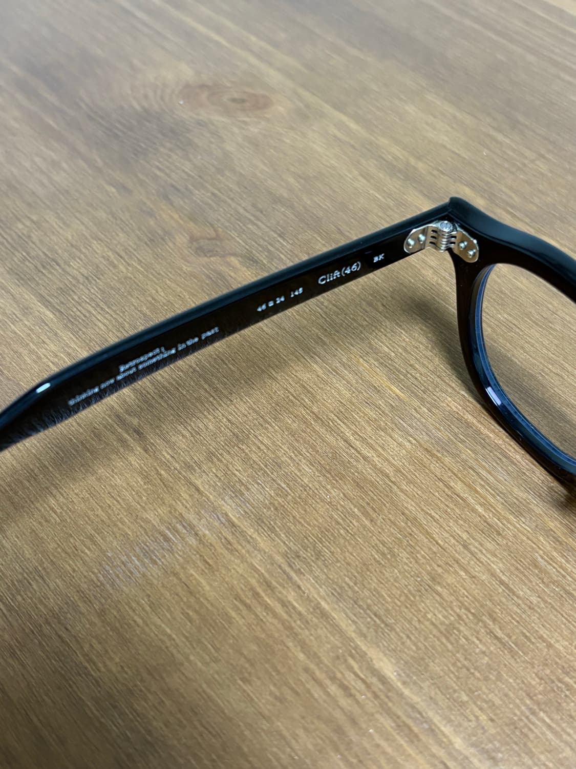 래쉬 클리프트 46사이즈 블랙 안경 상품이미지3