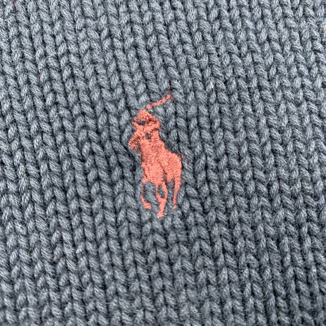 폴로 랄프로렌 포니로고 코튼 니트 네이비  상품이미지3