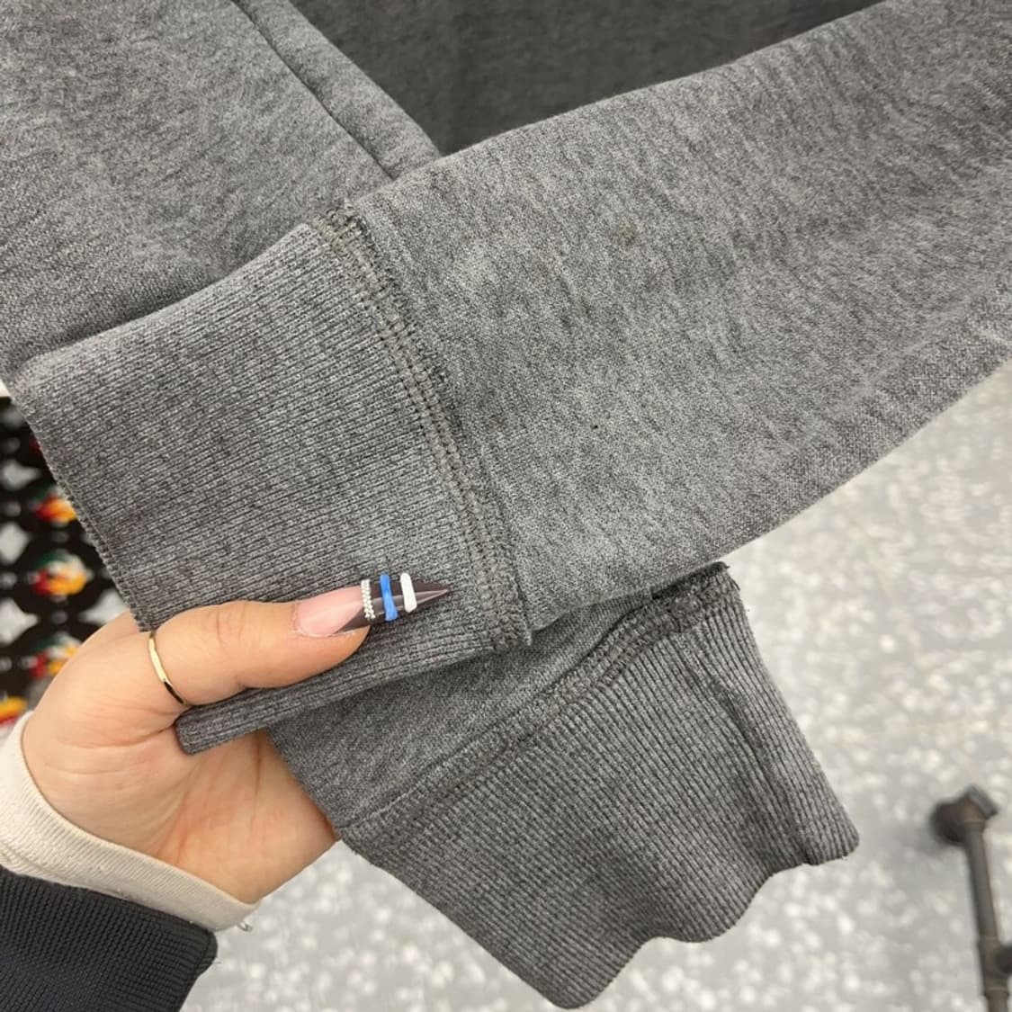 아베크롬비 Y2K 슬림핏 폭닥 양털 후드 집업 XL C07584 상품이미지7