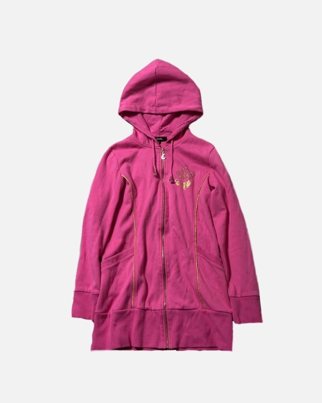 빈티지 핑크 후드집업 상품이미지1