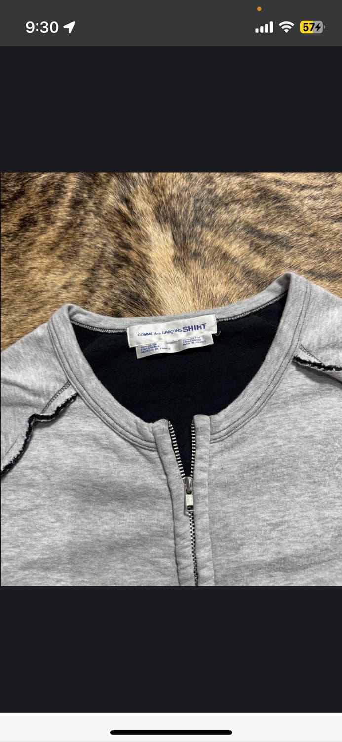 꼼데가르송 셔츠 디컨스트 집업 상품이미지3