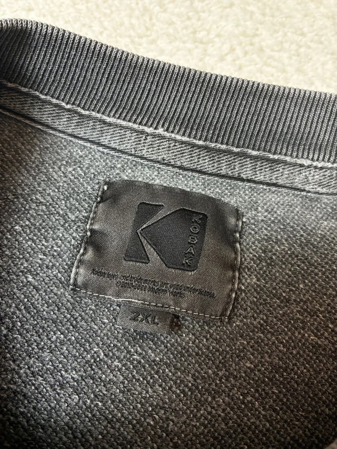 코닥 KODAK 코다컬러 피그먼트다잉 맨투맨 PN7920 상품이미지8