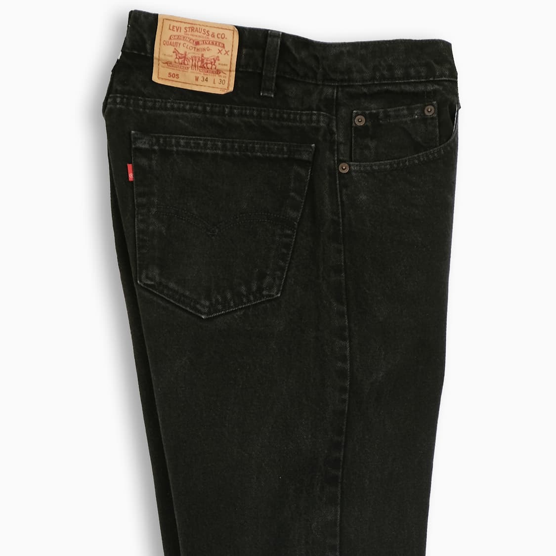 리바이스 505 흑청 블랙진 90s USA 32인치 LV5053433 상품이미지5